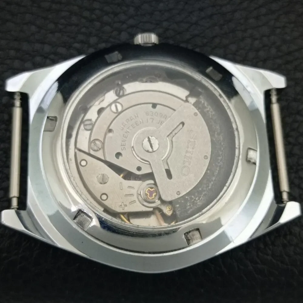 Vintage 1970 Disney Seiko Automatic Mens Silver Watch W/daydate & Donald accents